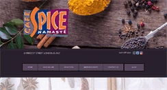 Desktop Screenshot of cafespice.co.uk